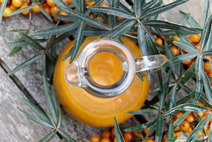 What does sea buckthorn juice do for hair?